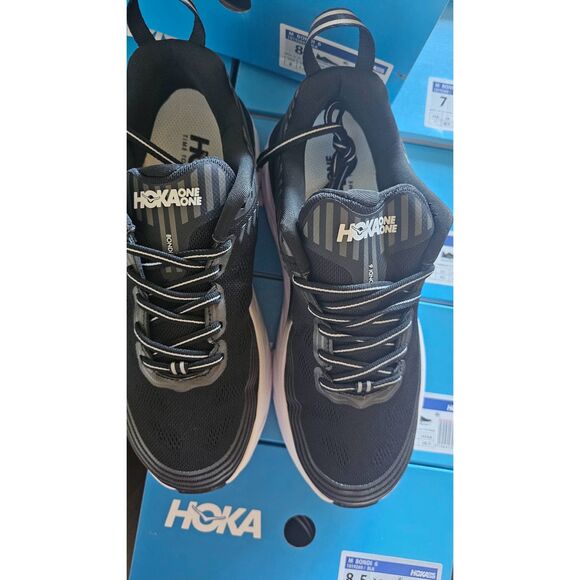 Hoka Men\'s Hoka One One Bondi 6 black Mesh. Size 8.5 New in box main image 7